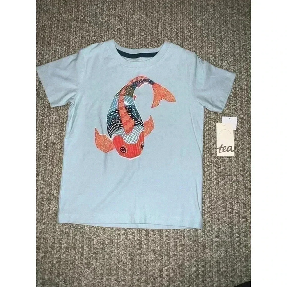 NWT! TEA fish top size 4 - Picture 1 of 6